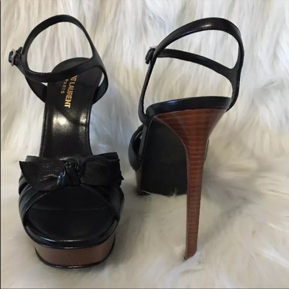 YSL Bianca Bow Sandals